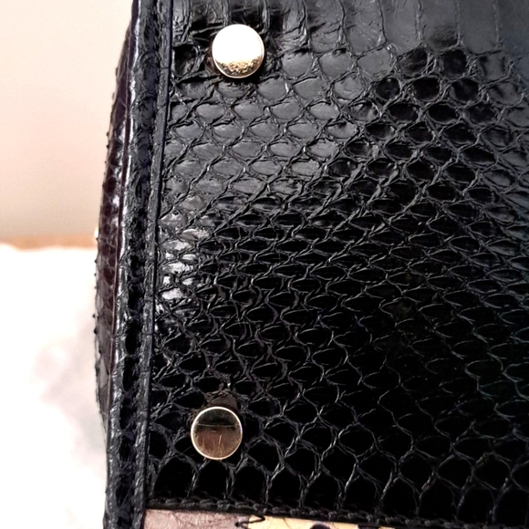 Tamara Mellon "Seductive Watersnake" Satchel - Picture 7 of 16